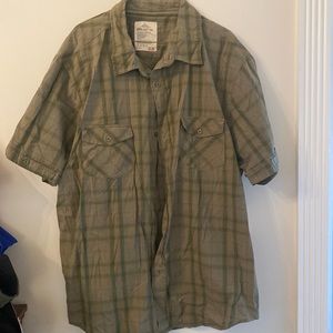 Nwt route sixty six collared green shirt size 2xl